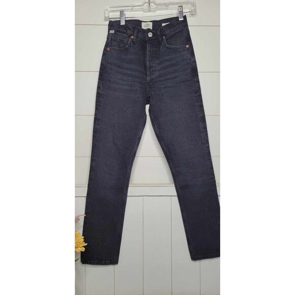 Citizens Of Humanity Denim - CITIZENS OF HUMANITY Charlotte High Waist Straight Jeans in Frolic Sz 23 NWOT